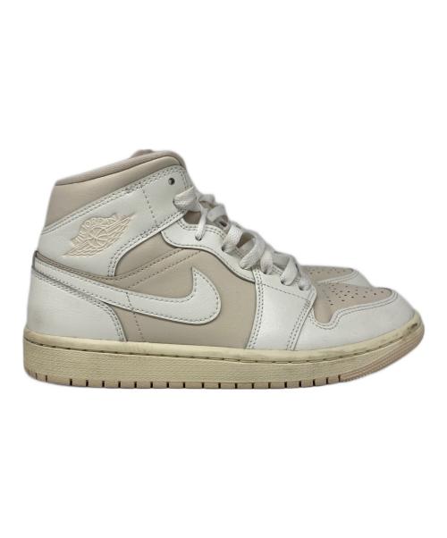 NIKE（ナイキ）NIKE (ナイキ) WMNS AIR JORDAN 1 MID ミッドカットスニーカー LEGEND LT BROWN/SAIL サイズ:24.5cmの古着・服飾アイテム