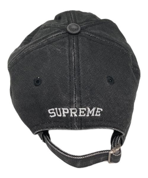 SUPREME（シュプリーム）SUPREME (シュプリーム) Washed Denim S Logo 6-Panel Cap ブラックの古着・服飾アイテム