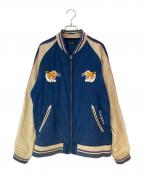 RUDE GALLERYルードギャラリー）の古着「SOUVENIR JACKET LINEN」｜ネイビー