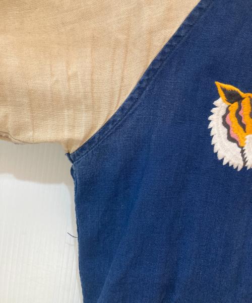 RUDE GALLERY（ルードギャラリー）RUDE GALLERY (ルードギャラリー) SOUVENIR JACKET LINEN ネイビー サイズ:4の古着・服飾アイテム