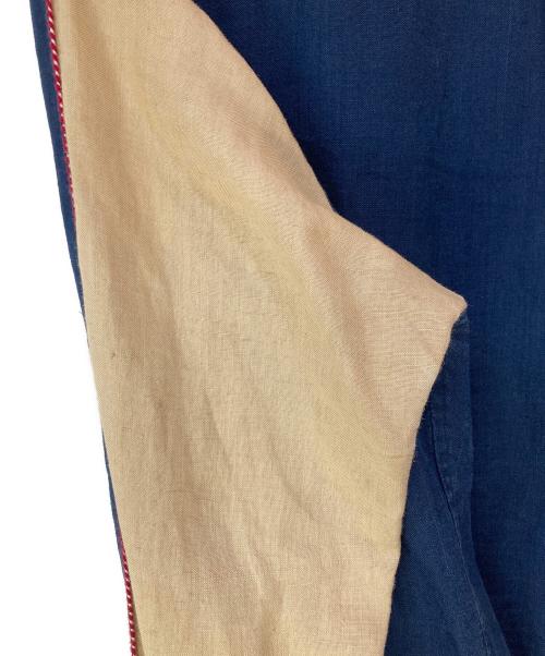 RUDE GALLERY（ルードギャラリー）RUDE GALLERY (ルードギャラリー) SOUVENIR JACKET LINEN ネイビー サイズ:4の古着・服飾アイテム