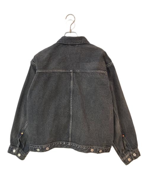 JOURNAL STANDARD relume（ジャーナルスタンダード レリューム）JOURNAL STANDARD relume (ジャーナルスタンダード レリューム) クラフト デニム トラッカージャケット ブラック サイズ:Mの古着・服飾アイテム