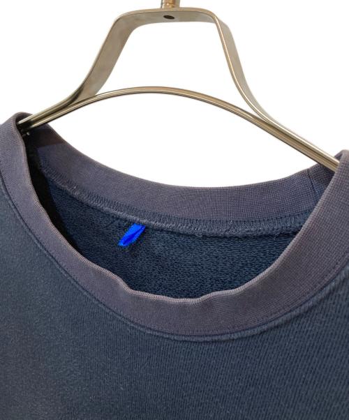 maison kitsune（メゾンキツネ）maison kitsune (メゾンキツネ) エンブロイダリークルーネックスウェット ネイビー サイズ:A3の古着・服飾アイテム