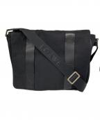 LOEWEロエベ）の古着「メッセンジャーバッグ」｜ブラック