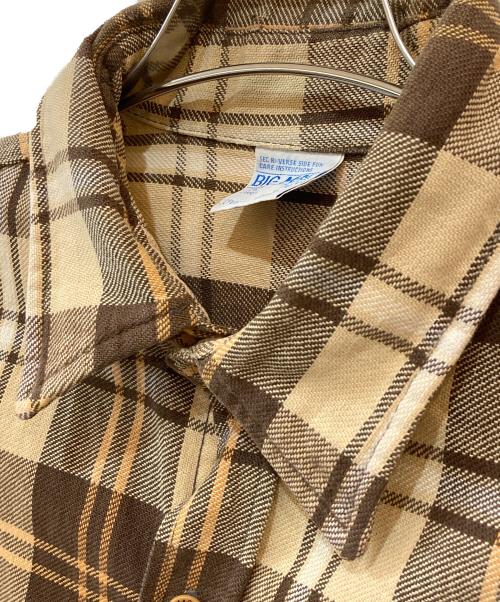 big mac（ビッグマック）big mac (ビッグマック) 70s チェックシャツ ブラウン サイズ:XLの古着・服飾アイテム