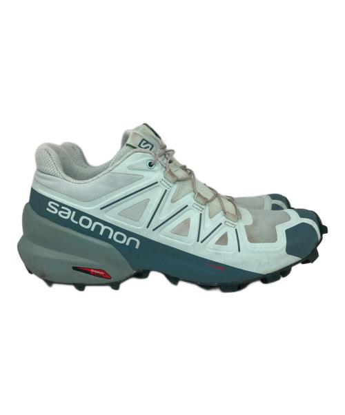SALOMON（サロモン）SALOMON (サロモン) Speedcross 5　スピードクロス　 ローカットスニーカー ブルー サイズ:24の古着・服飾アイテム