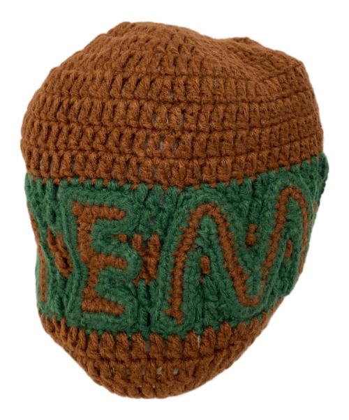 SUPREME（シュプリーム）SUPREME (シュプリーム) 25FW Crochet Logo Beanie ブラウンの古着・服飾アイテム