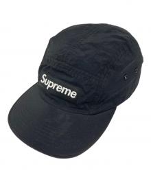SUPREME（シュプリーム）の古着「18SS Raised Logo Patch Camp Cap　レイズド ロゴ パッチ キャンプ キャップ」｜ブラック