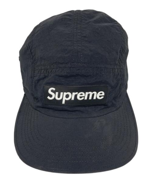 SUPREME（シュプリーム）SUPREME (シュプリーム) 18SS Raised Logo Patch Camp Cap　レイズド ロゴ パッチ キャンプ キャップ ブラックの古着・服飾アイテム