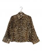 BAUM UND PFERDGARTENバウムウンドヘルガーデン）の古着「Organza SH シャツ」｜ブラウン