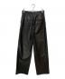 RETROVE (リトローヴ) ARTIFICAL LEATHER PANTS ブラック サイズ:38：7000円