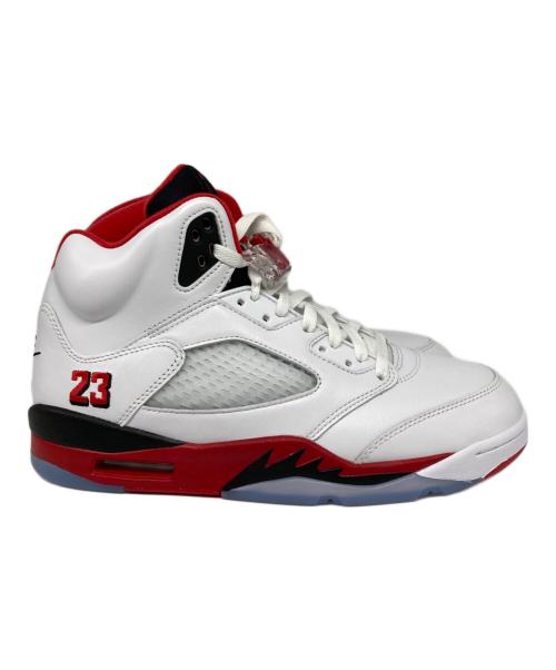 NIKE（ナイキ）NIKE AIR JORDAN 5 RETRO OG “FIRE RED/BLACK TONGUE”　「エアジョーダン5 レトロ OG ファイヤーレッド/ブラックタン　 ハイカットスニーカー サイズ:28 未使用品の古着・服飾アイテム