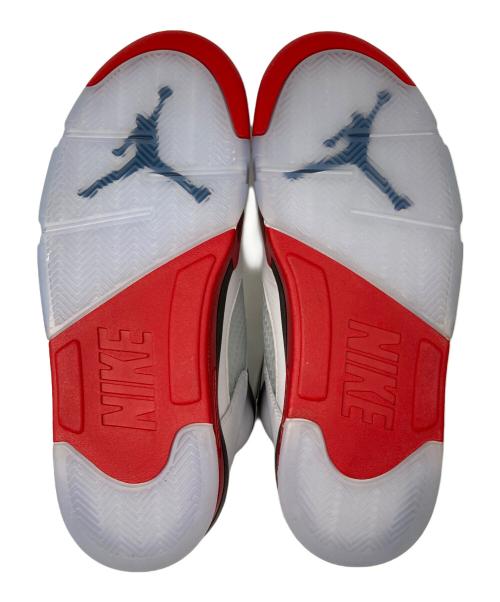 NIKE（ナイキ）NIKE AIR JORDAN 5 RETRO OG “FIRE RED/BLACK TONGUE”　「エアジョーダン5 レトロ OG ファイヤーレッド/ブラックタン　 ハイカットスニーカー サイズ:28 未使用品の古着・服飾アイテム