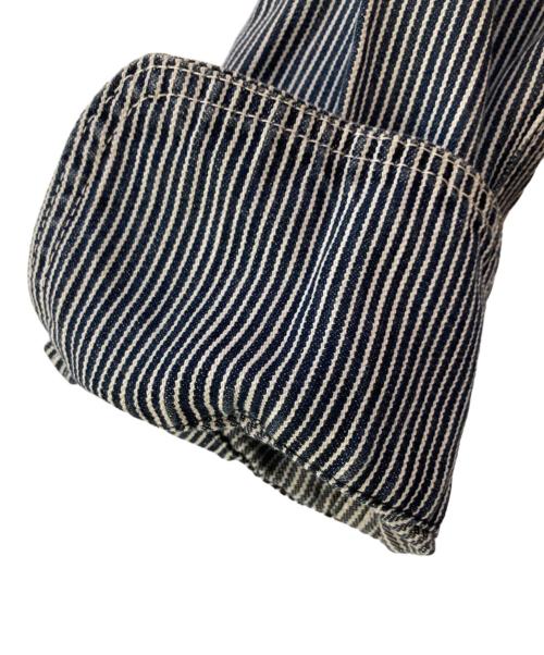 R BY 45rpm（アールバイフォーティファイブアールピーエム）R BY 45rpm (アールバイフォーティファイブアールピーエム) チャイナポタン ヒッコリー コットンジャケット グレー サイズ:2の古着・服飾アイテム