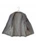 中古・古着 R BY 45rpm (アールバイフォーティファイブアールピーエム) チャイナポタン ヒッコリー コットンジャケット グレー サイズ:2：8000円