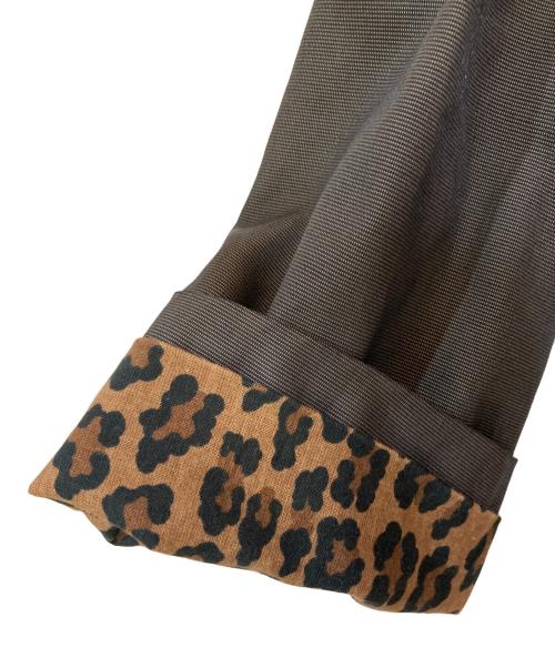 FENDI（フェンディ）FENDI (フェンディ) 裏レオパードナイロントレンチコート グレー サイズ:46の古着・服飾アイテム