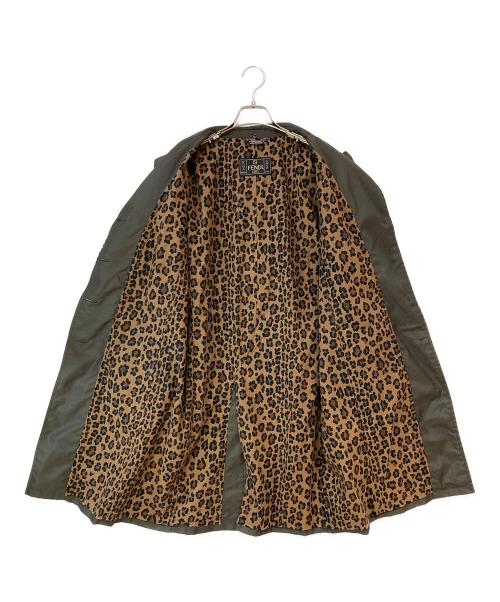FENDI（フェンディ）FENDI (フェンディ) 裏レオパードナイロントレンチコート グレー サイズ:46の古着・服飾アイテム