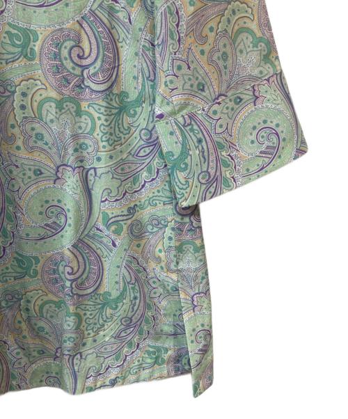 MaxMara（マックスマーラ）MaxMara (マックスマーラ) ペイズリーシャツ グリーン サイズ:40の古着・服飾アイテム
