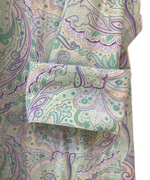 MaxMara（マックスマーラ）MaxMara (マックスマーラ) ペイズリーシャツ グリーン サイズ:40の古着・服飾アイテム