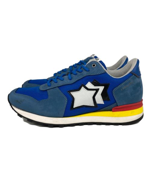 atlantic stars（アトランティックスターズ）atlantic stars (アトランティックスターズ) ANTARES アンタレス レザースニーカー ブルー サイズ:41の古着・服飾アイテム