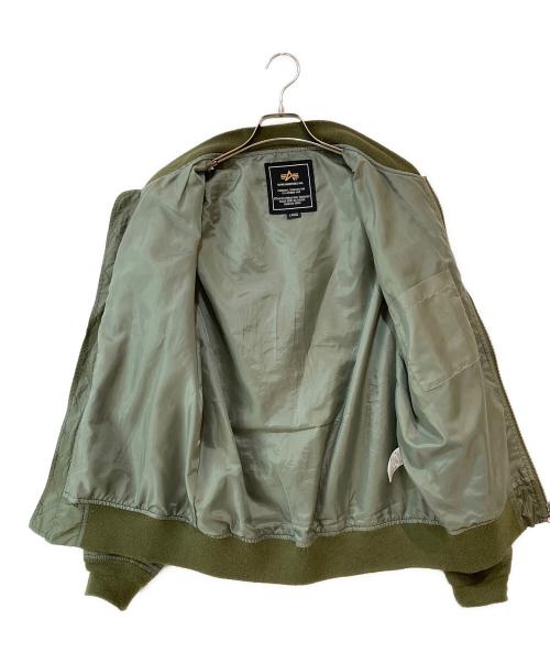 AVIREX（アヴィレックス）AVIREX (アヴィレックス) MA-1 フライトジャケット / イーグルパッチ オリーブ サイズ:Lの古着・服飾アイテム