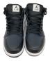 中古・古着 NIKE (ナイキ) AIR JORDAN 1 MID BLACK/OFF NOIR-SUMMIT WHITE　エア ジョーダン ワン ミッド ブラック オフ ノワール サミット ホワイト ホワイト×ブラック サイズ:27.5：10000円