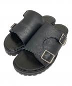 IRUIRU）の古着「Vibram Sole DOUBLE MONK SANDAL」｜ブラック