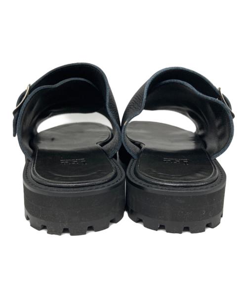 IRU（IRU）IRU (IRU) Vibram Sole DOUBLE MONK SANDAL ブラック サイズ:26の古着・服飾アイテム