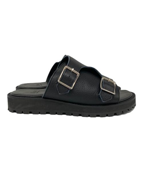 IRU（IRU）IRU (IRU) Vibram Sole DOUBLE MONK SANDAL ブラック サイズ:26の古着・服飾アイテム