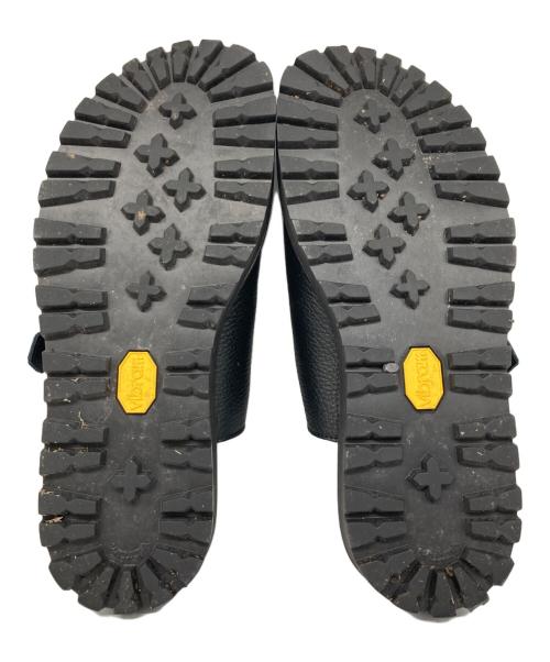 IRU（IRU）IRU (IRU) Vibram Sole DOUBLE MONK SANDAL ブラック サイズ:26の古着・服飾アイテム