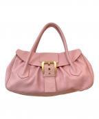 CELINEセリーヌ）の古着「ラージシューケットハンドバッグ」｜ピンク