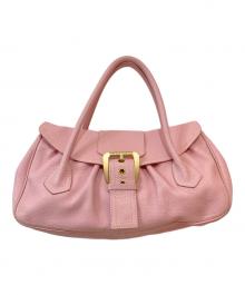 CELINE（セリーヌ）の古着「ラージシューケットハンドバッグ」｜ピンク