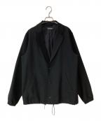 COOTIE PRODUCTIONSクーティープロダクツ）の古着「T/R Lapel Coach Jacket　ティーアール ラペル コーチ ジャケット」｜ブラック
