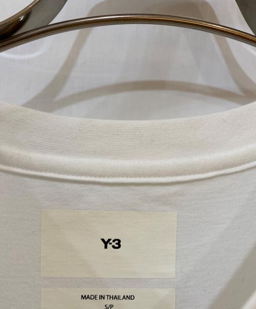 Y-3（ワイスリー）Y-3 (ワイスリー) アートグラフィック ロゴTシャツ ホワイト サイズ:Ｓの古着・服飾アイテム