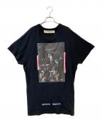 OFFWHITEオフホワイト）の古着「Caravaggio プリントTシャツ」｜ブラック