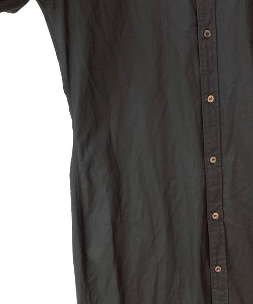 COMME des GARCONS HOMME PLUS（コムデギャルソンオムプリュス）COMME des GARCONS HOMME PLUS (コムデギャルソンオムプリュス) ロングシャツ ブラック サイズ:Lの古着・服飾アイテム