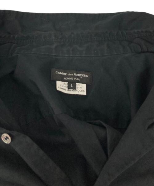 COMME des GARCONS HOMME PLUS（コムデギャルソンオムプリュス）COMME des GARCONS HOMME PLUS (コムデギャルソンオムプリュス) ロングシャツ ブラック サイズ:Lの古着・服飾アイテム