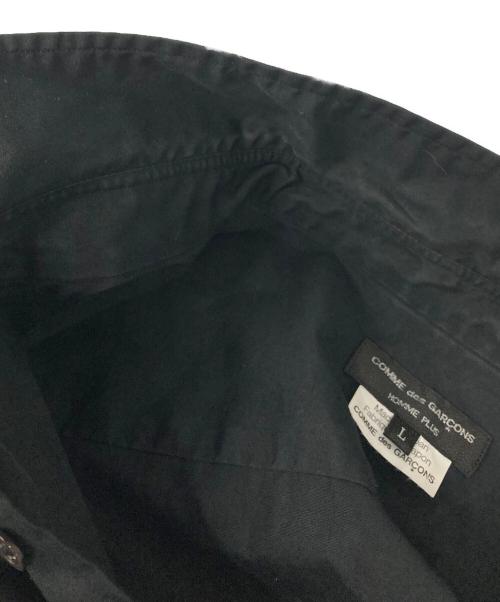 COMME des GARCONS HOMME PLUS（コムデギャルソンオムプリュス）COMME des GARCONS HOMME PLUS (コムデギャルソンオムプリュス) ロングシャツ ブラック サイズ:Lの古着・服飾アイテム