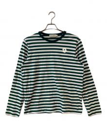 marimekko（マリメッコ）の古着「タサライタウニッコロンT」｜グリーン×ホワイト
