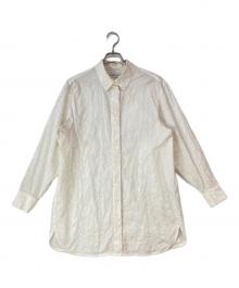 marimekko（マリメッコ）の古着「ウニッコ刺繍コットンシャツ」｜ホワイト