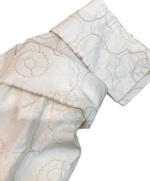 marimekko（マリメッコ）marimekko (マリメッコ) ウニッコ刺繍コットンシャツ ホワイト サイズ:36の古着・服飾アイテム