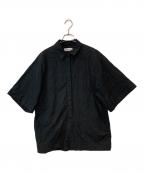 marimekkoマリメッコ）の古着「Mini Unikko Meara cotton poplin tunic」｜ブラック