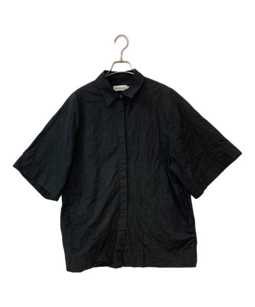 marimekko（マリメッコ）marimekko (マリメッコ) Mini Unikko Meara cotton poplin tunic ブラック サイズ:38の古着・服飾アイテム
