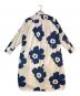 marimekko (マリメッコ) ウニッコ柄ワンピース ベージュ×ネイビー サイズ:38：8000円