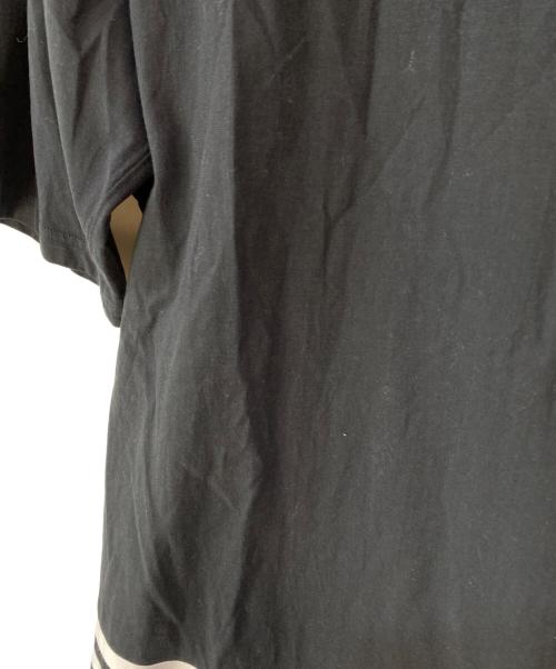 Y-3（ワイスリー）Y-3 (ワイスリー) OVERSIZED SS TEE - STRIPES / オーバーサイズ 3ストライプ バックロゴ Tシャツ ブラック サイズ:Sの古着・服飾アイテム