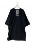 Y-3 (ワイスリー) OVERSIZED SS TEE - STRIPES / オーバーサイズ 3ストライプ バックロゴ Tシャツ ブラック サイズ:S：8000円