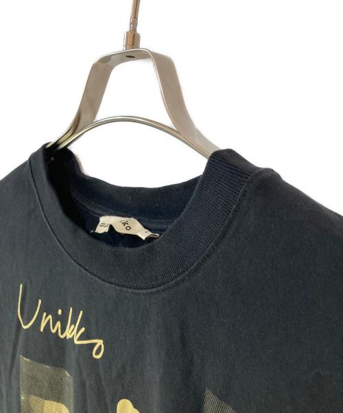 marimekko（マリメッコ）marimekko (マリメッコ) Biitti Unikko Tribute Placement 60th 　ビィッティ ウニッコ トリビュート プレイスメント シックスティース　カットソー ブラック サイズ:Sの古着・服飾アイテム