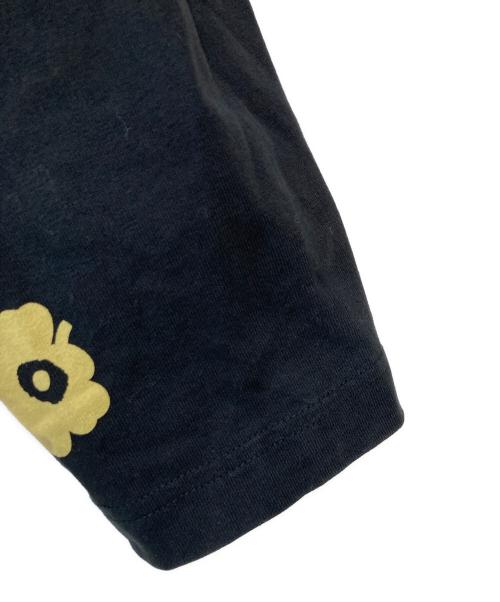 marimekko（マリメッコ）marimekko (マリメッコ) Biitti Unikko Tribute Placement 60th 　ビィッティ ウニッコ トリビュート プレイスメント シックスティース　カットソー ブラック サイズ:Sの古着・服飾アイテム
