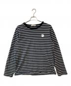 marimekkoマリメッコ）の古着「Tasaraita　タサライタ」｜ブラック×グレー