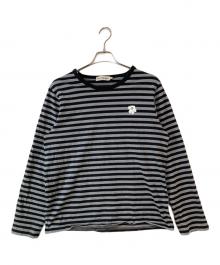 marimekko（マリメッコ）の古着「Tasaraita　タサライタ」｜ブラック×グレー